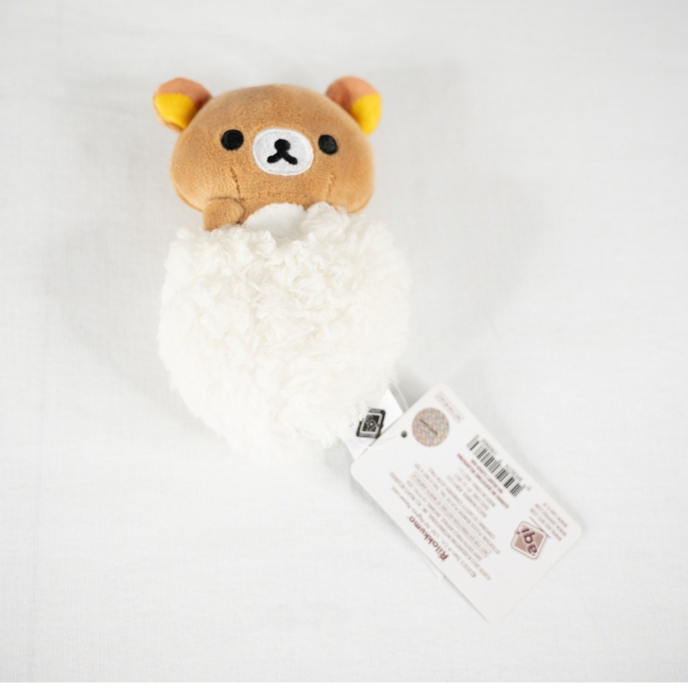 Rilakkuma Plush Toy RK Bathtime on Heart Cloud Brown New San-X Bear 6 inch